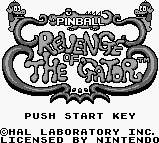 Pinball: 66 Hiki no Wani Daikoushin screenshot 3 for GameBoy